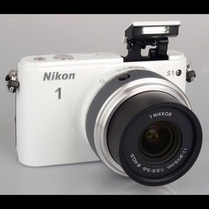 Nikon 1 S1 10.1MP Digital Camera - White (Kit w/ 11-27.5mm Lens) Pre-Owned